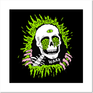 Skull WAAX Posters and Art